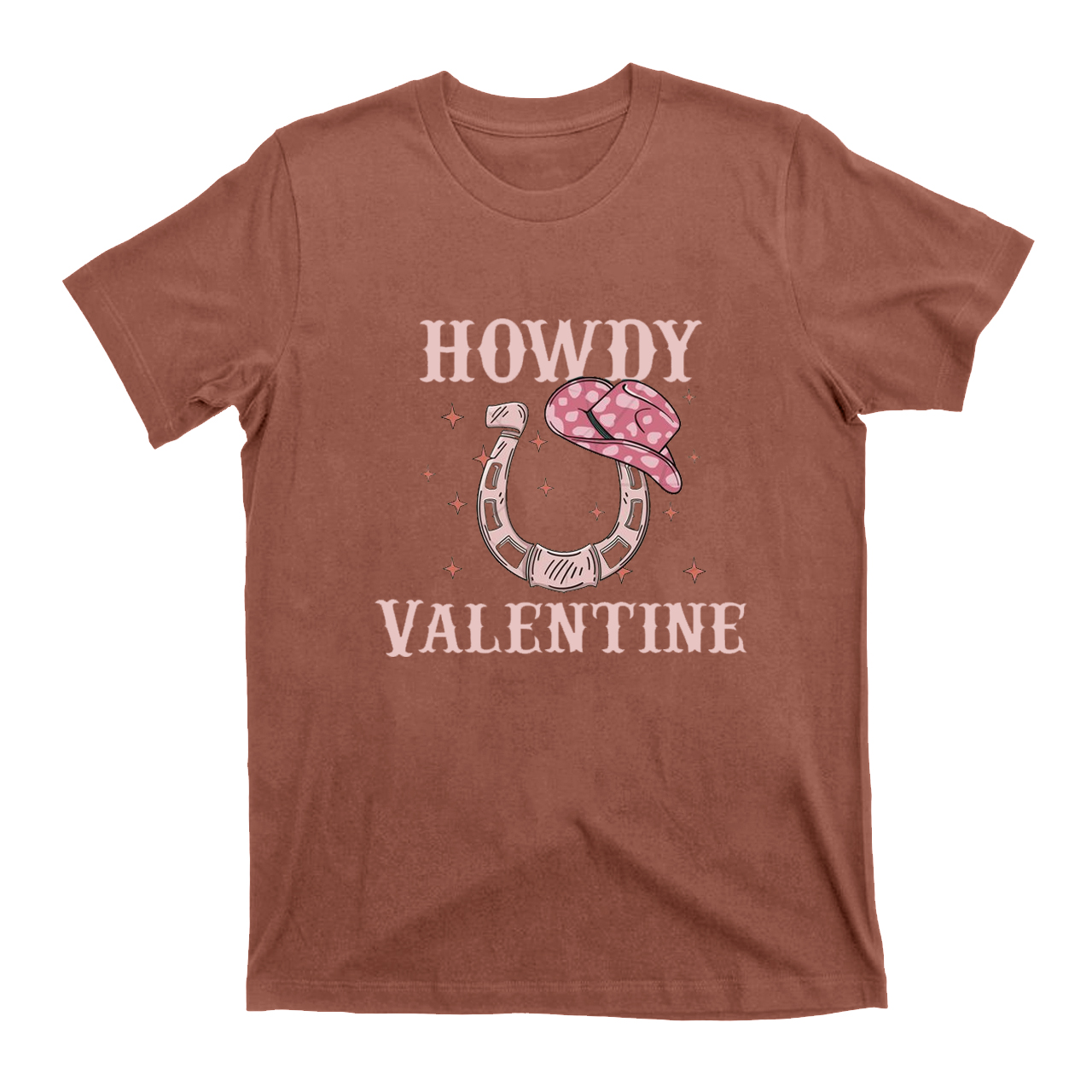 Howdy Valentines Fallen Horseshoe T-Shirts