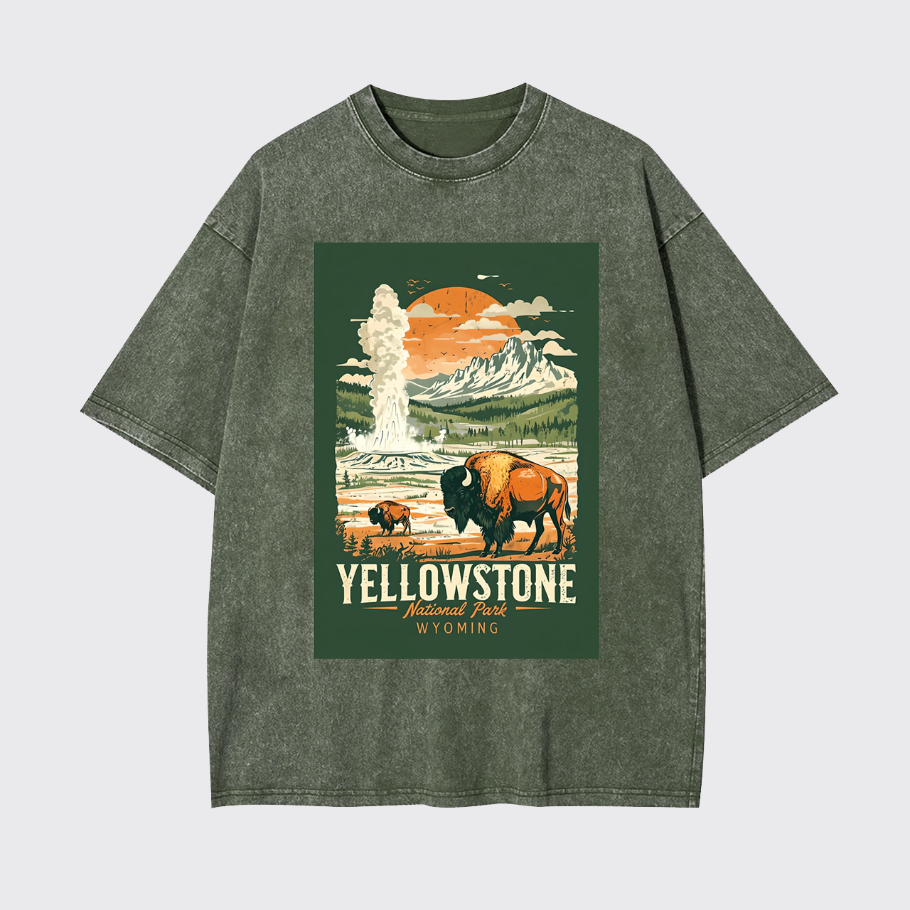 Yellowstone National Park Garment-dye Tees