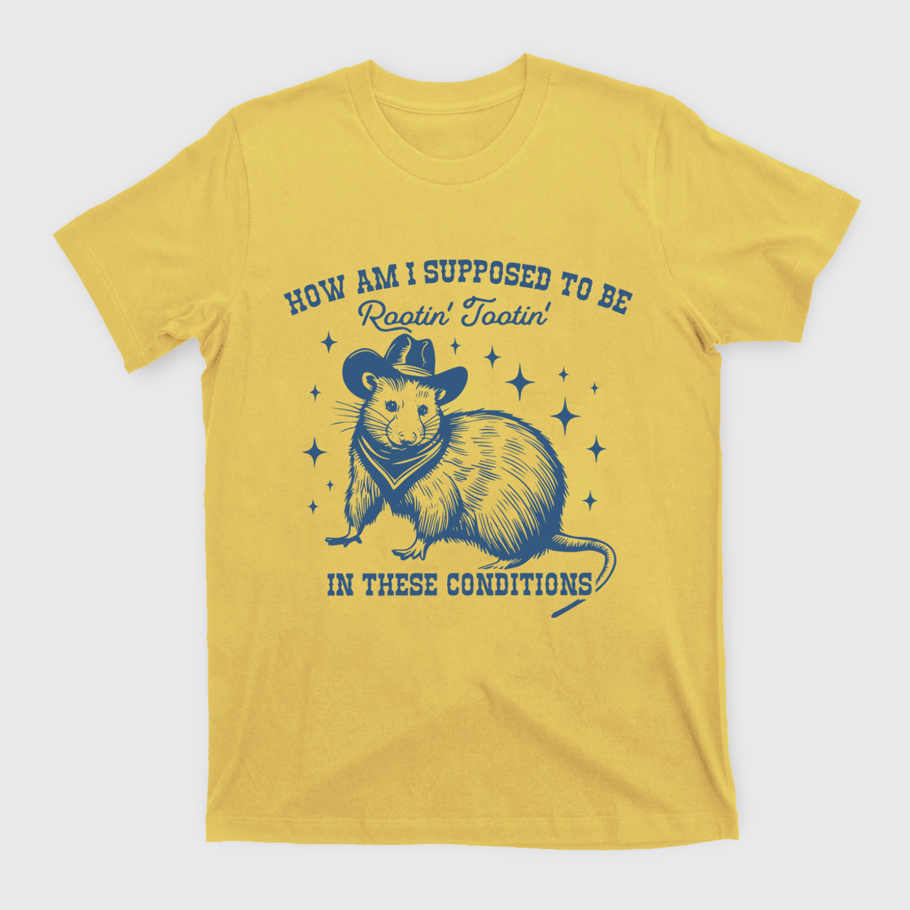Funny Cowboy Opossum T-Shirts