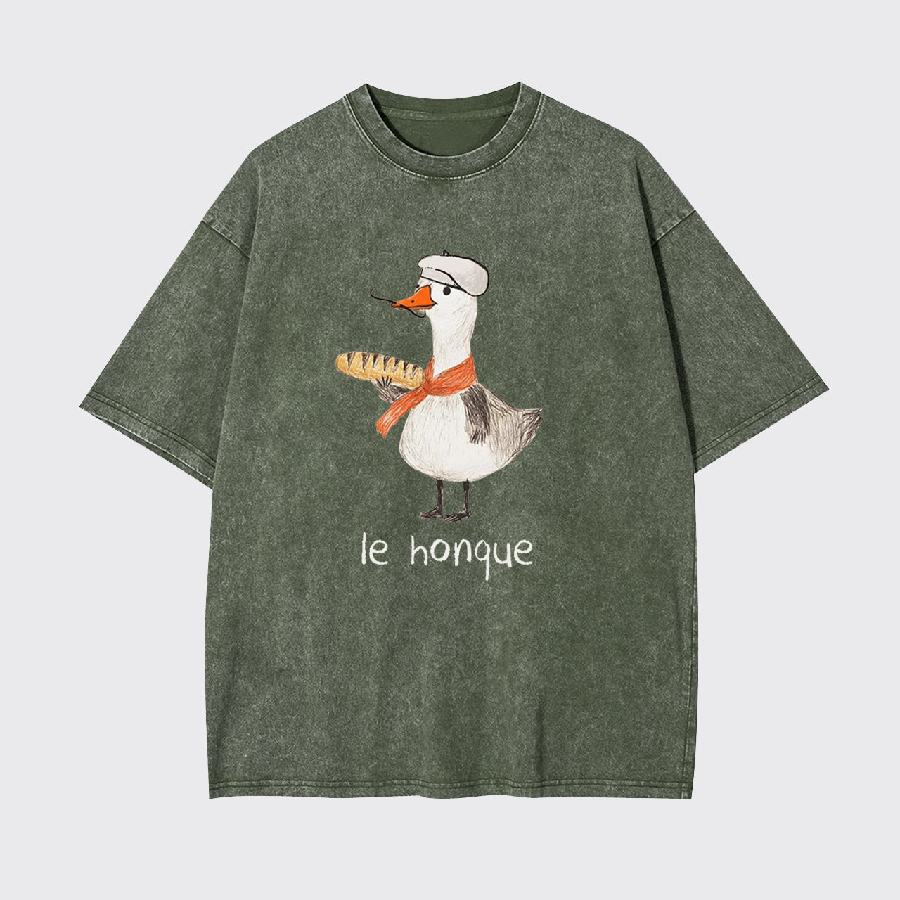Breaded Goose Funny Garment-dye Tees
