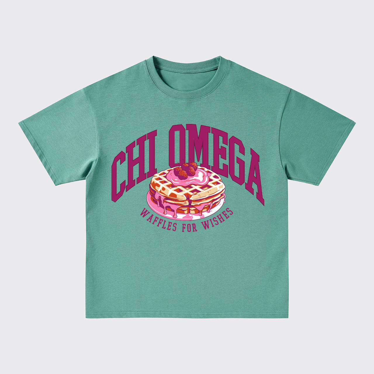 Cranberry Waffles Oversize T-Shirts
