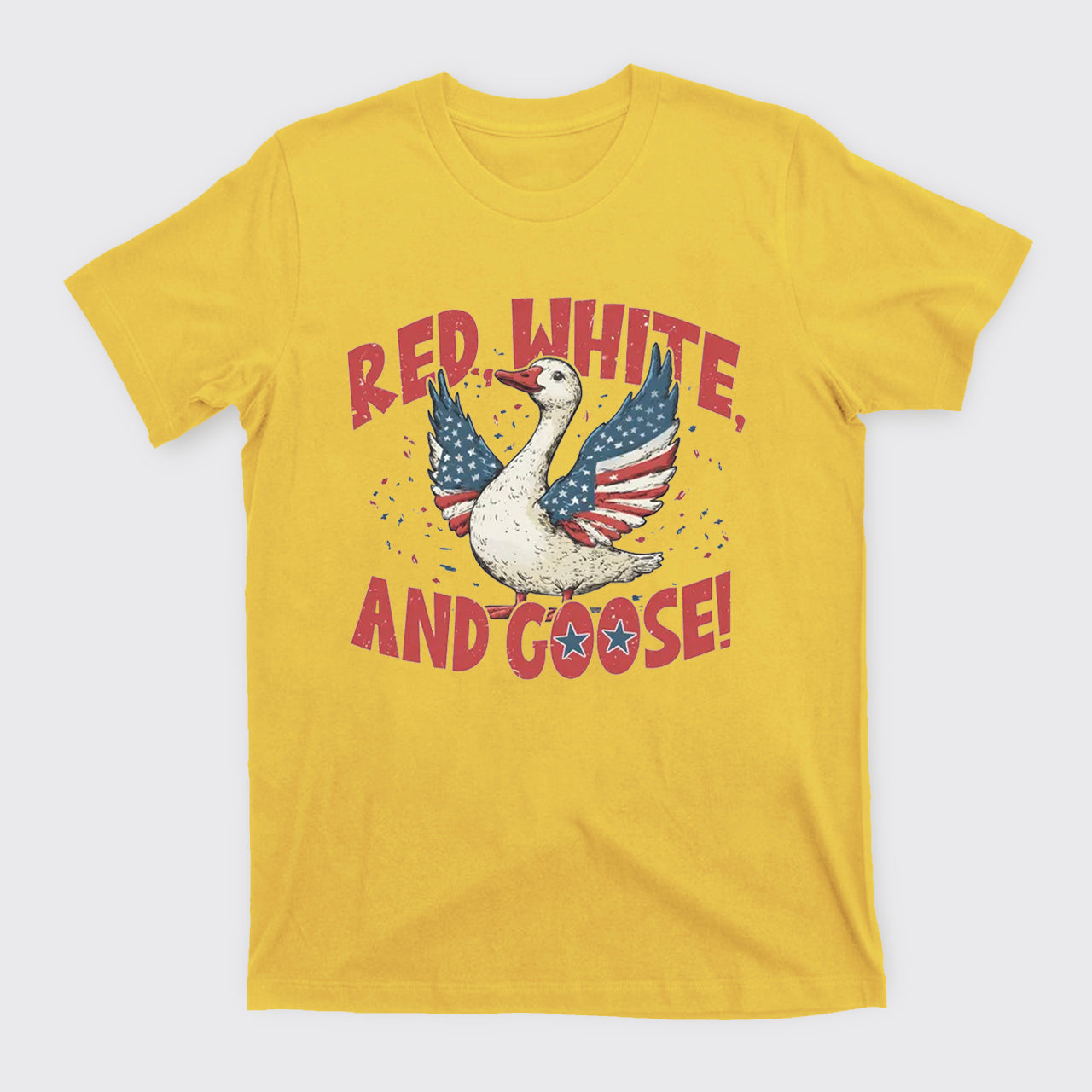 Retro 4th Of July-Red White And Goose T-Shirts