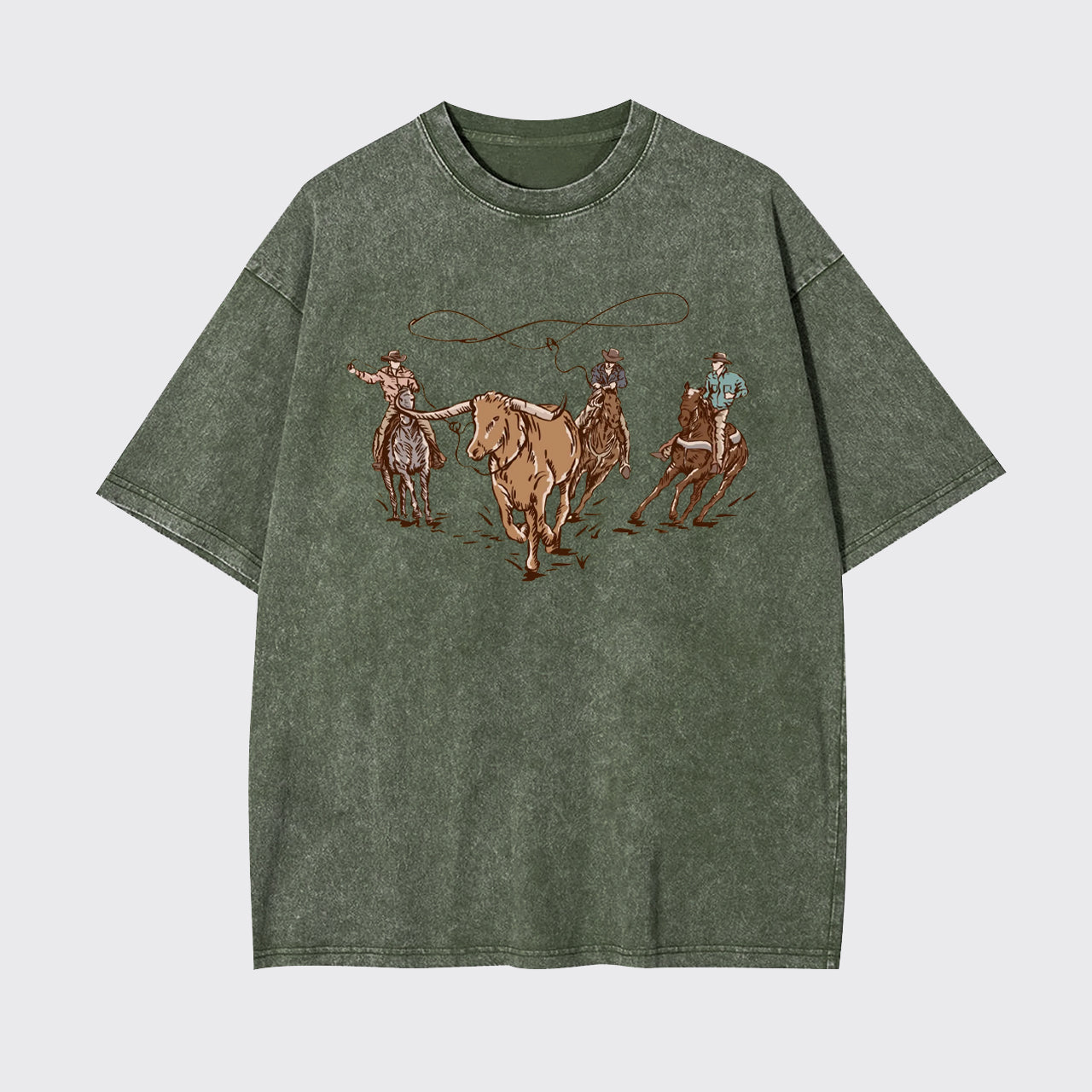 Western Retro Rodeo Garment-dye Tees