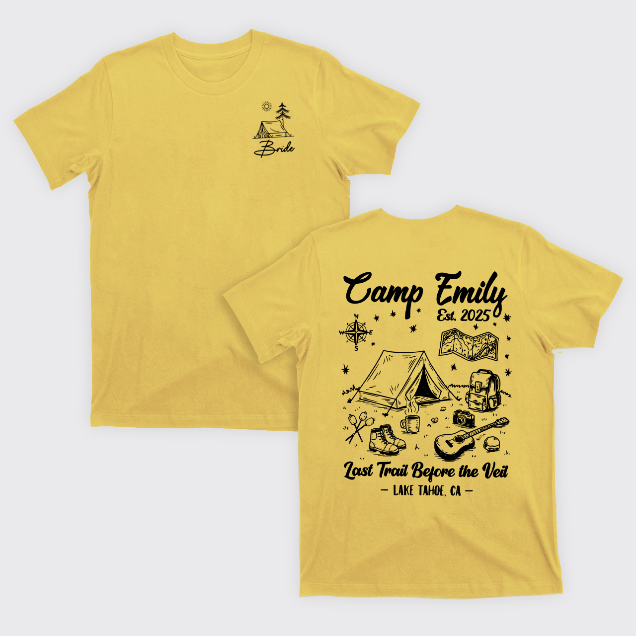 Personalized Camp Family T-Shirts