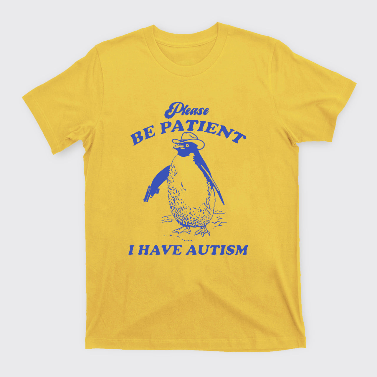 Retro Penguin-Please Be Patient T-Shirts