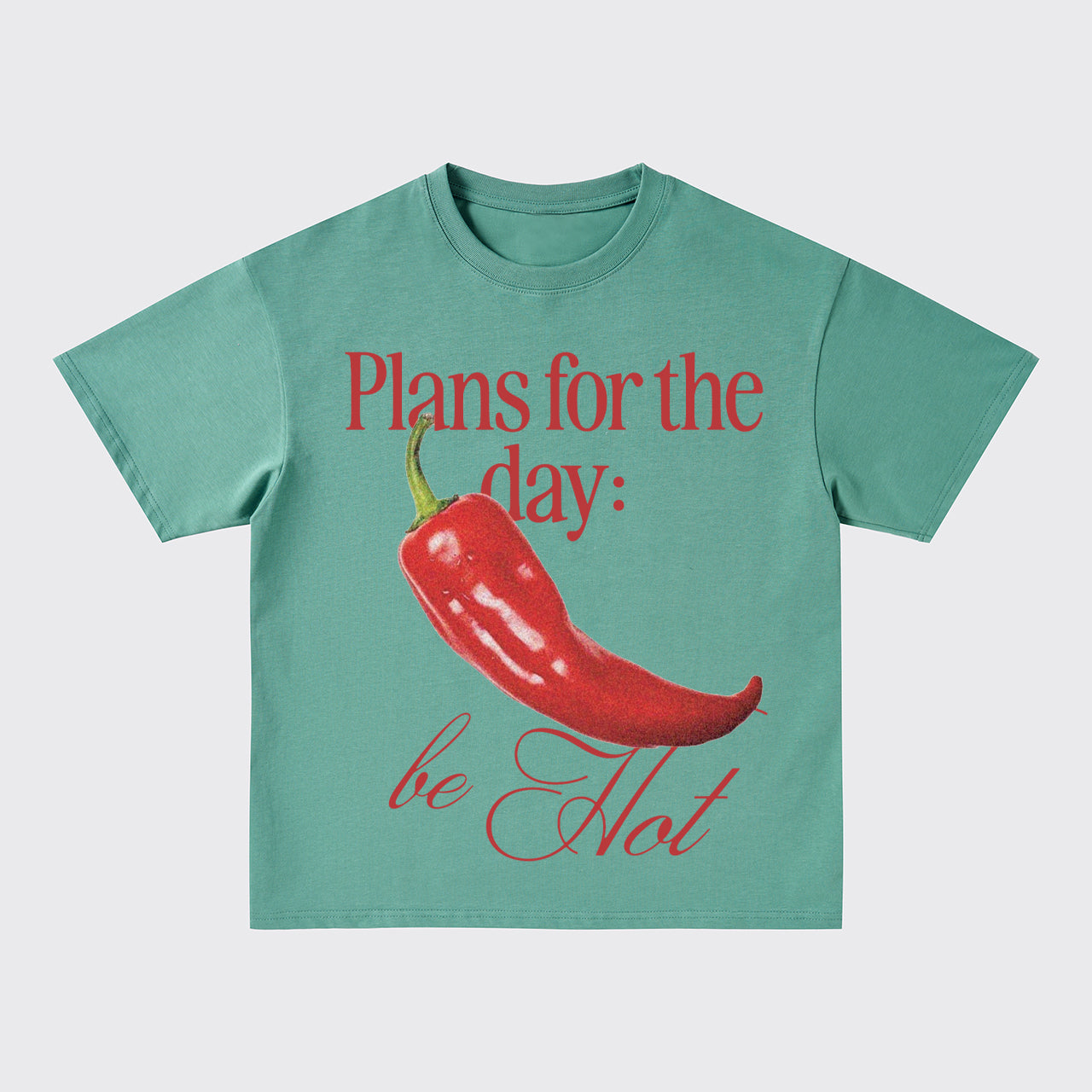 Spicy Vibes Be Hot Pepper Oversize T-Shirts