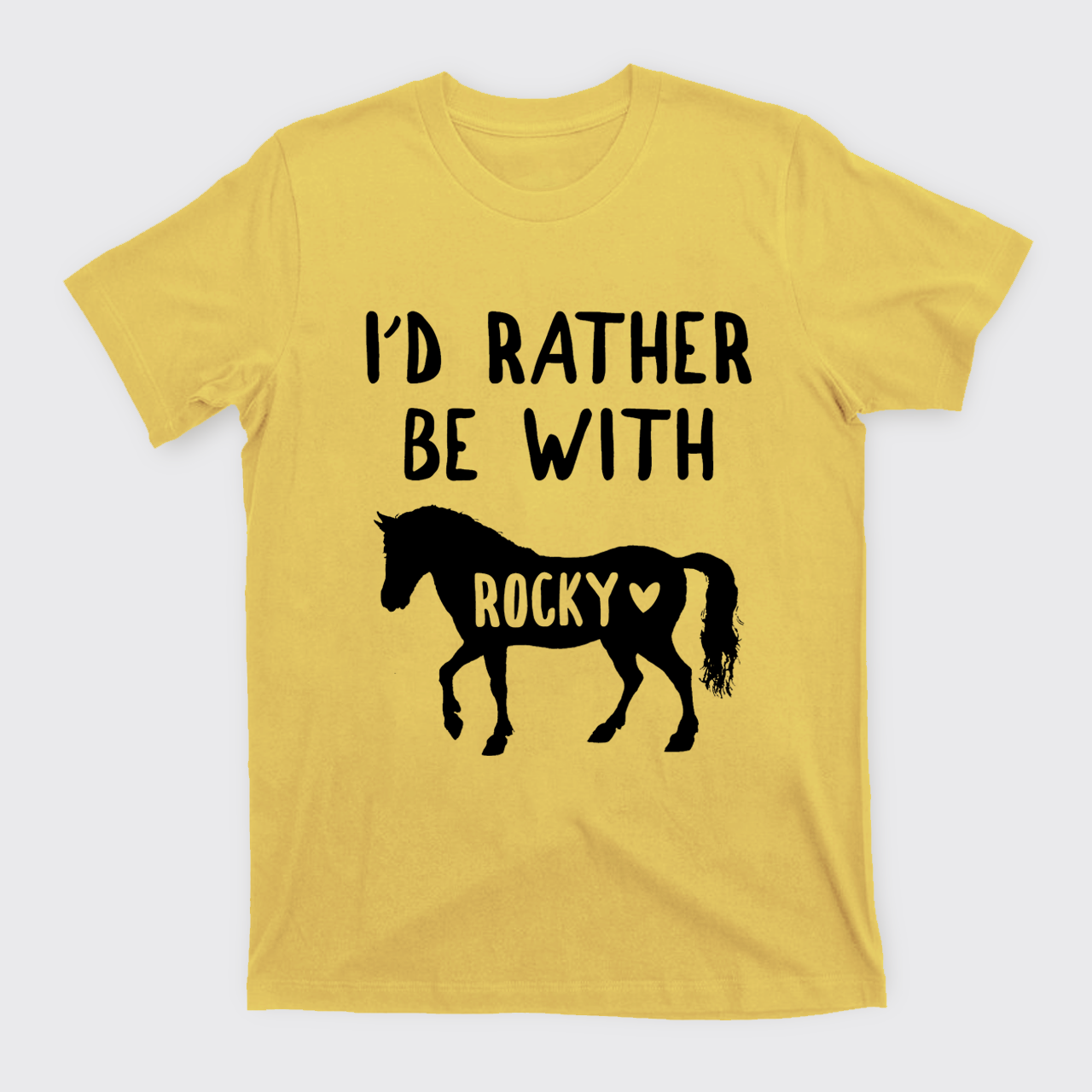 Personalized I'd Rather Be With XXX T-Shirts