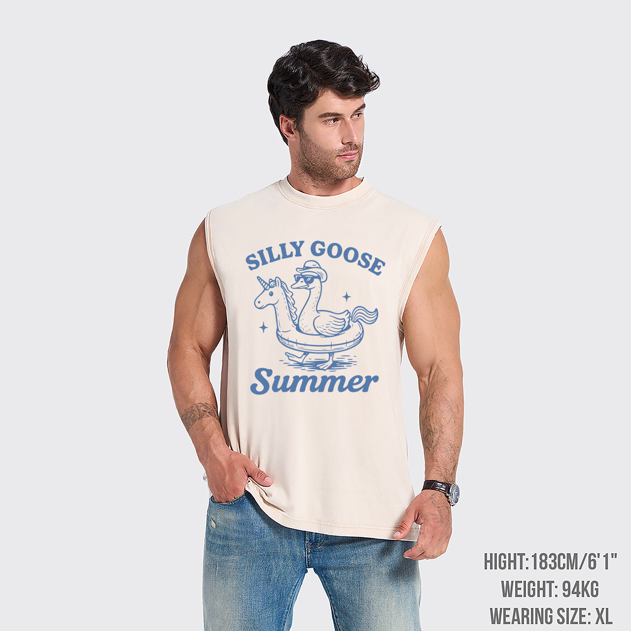 Silly Goose Summer Washed Tanks