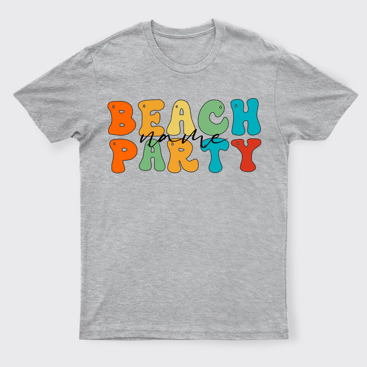Personalized Name Beach Party T-Shirts