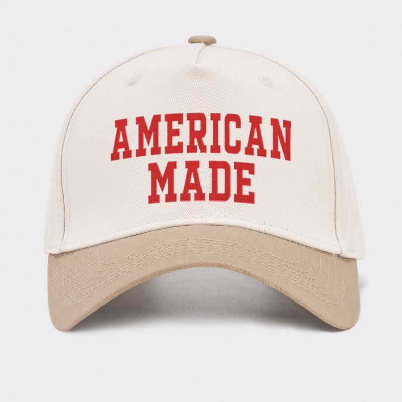 American Made Embroidered Baseball Cap