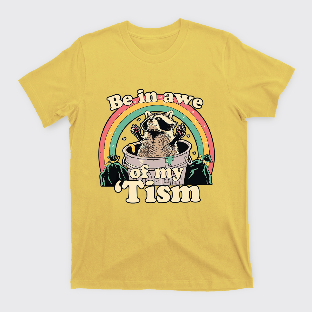 Funny Opossum-Be In Awe Of My 'Tism T-Shirts