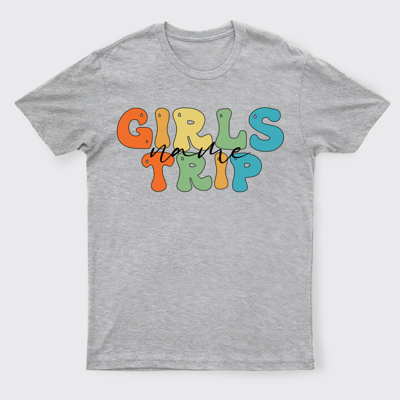 Personalized Name Girls Trip T-Shirts