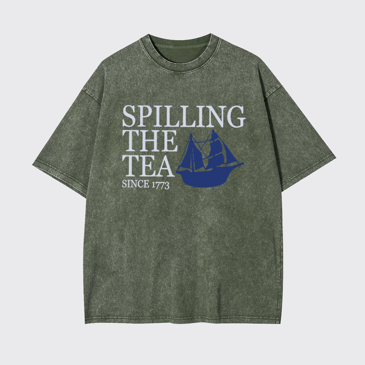 Spilling The Tea 1776 Garment-dye Tees