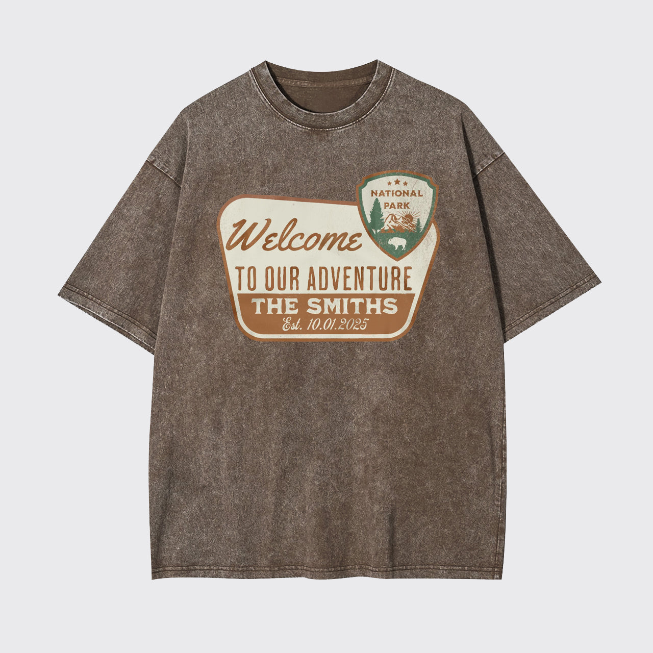 Personalized National Park Sign Garment-dye Tees