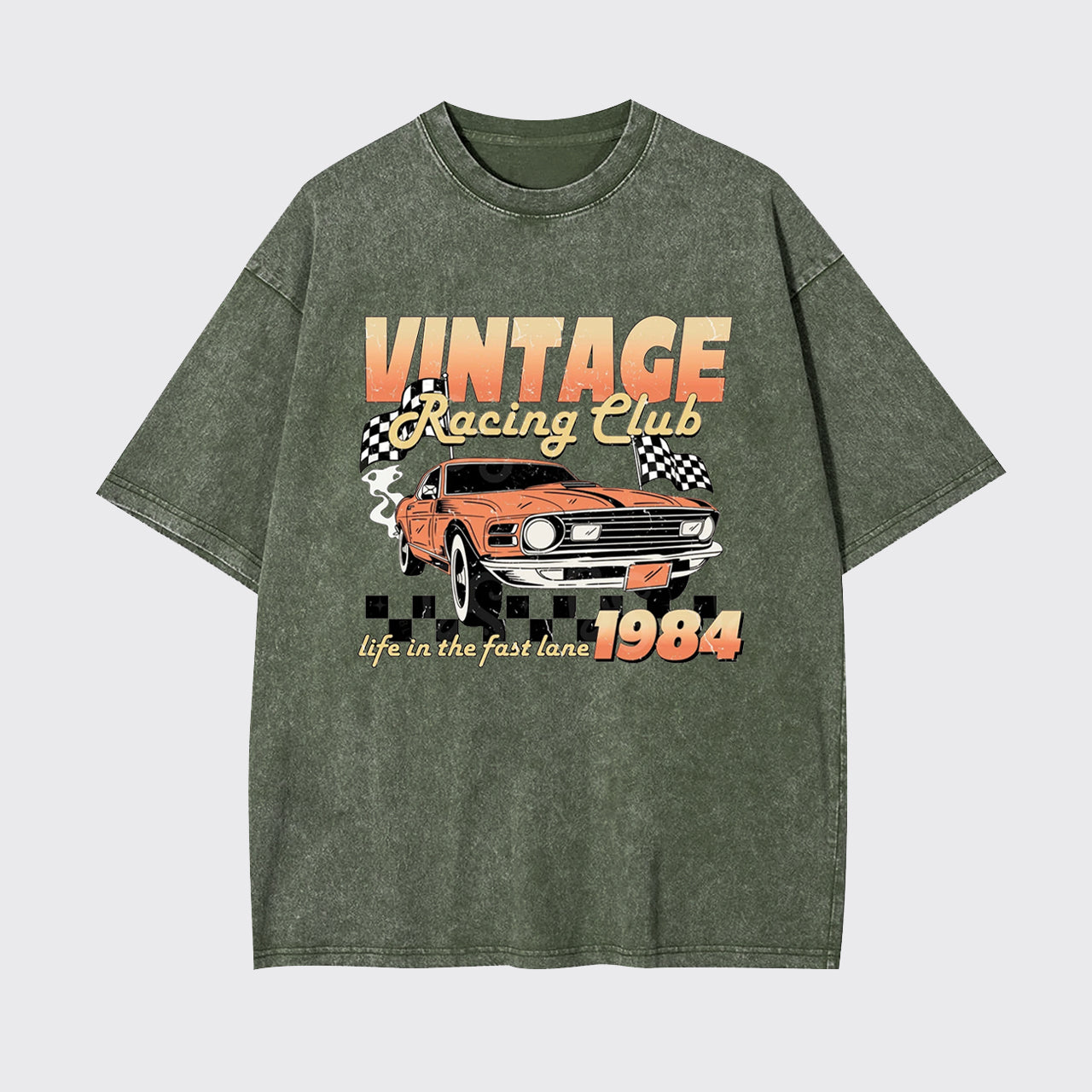 1984 Retro Racing Club Garment-dye Tees