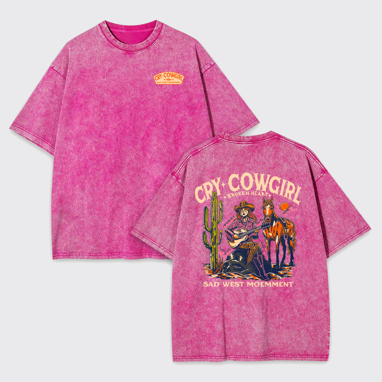 Sad West Garment-dye Tees