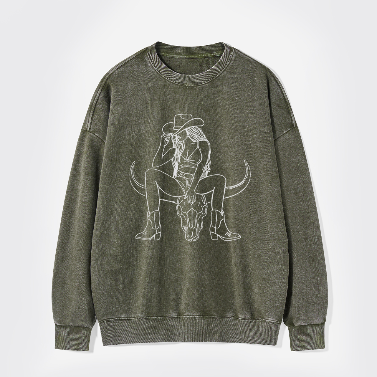 Western Rad Cowgirl Washed Sweatshirts