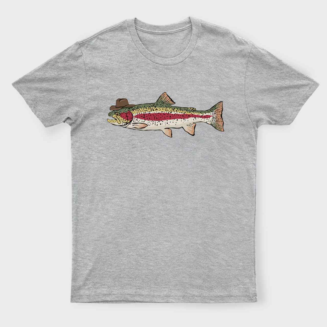 Cowboy Trout Western Fishing T-Shirts