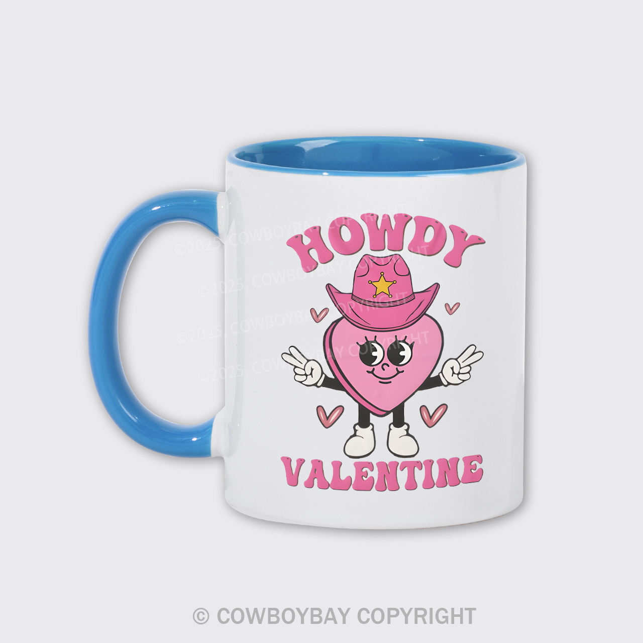 Howdy Valentines Day Mug