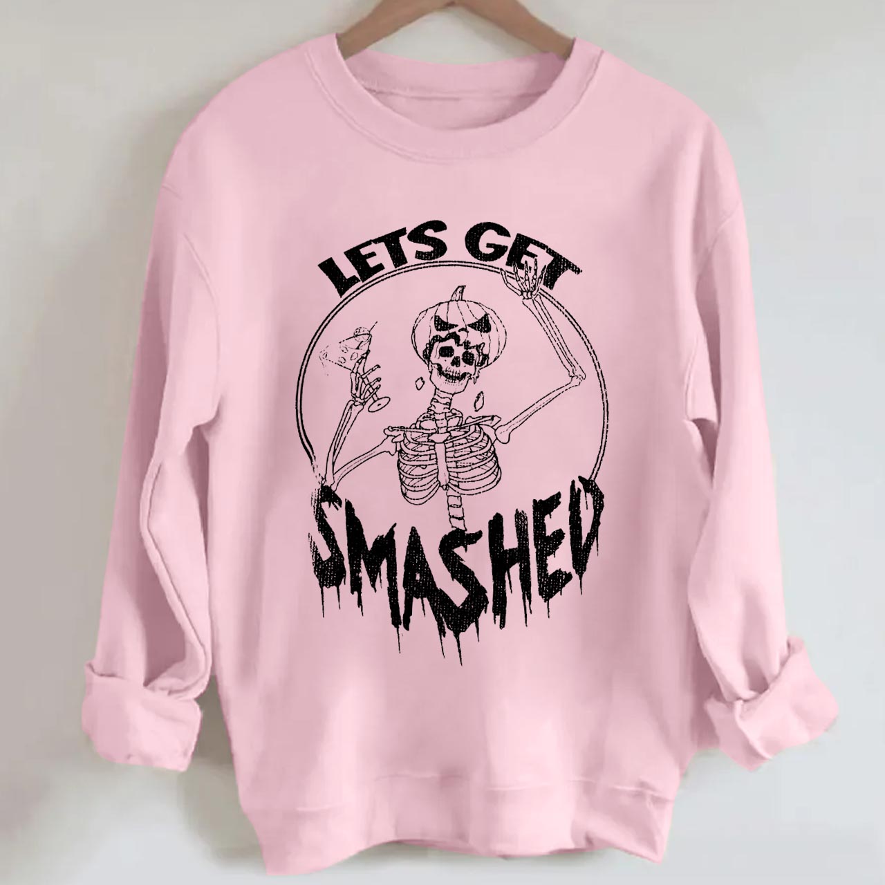 Lets Get Smashed Halloween Sweatshirt