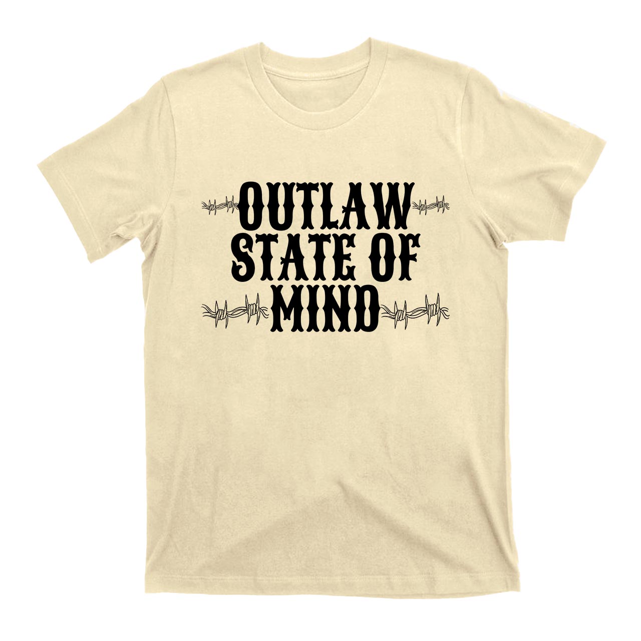 Outlaw State Of Mind Cowboy T-Shirts
