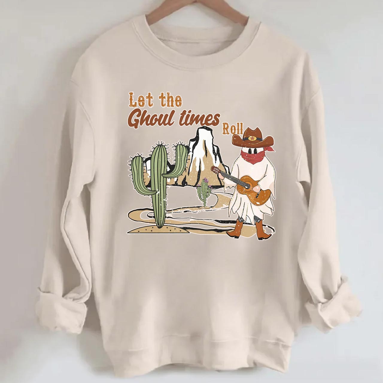 Let The Ghoul Times Roll Halloween Sweatshirt