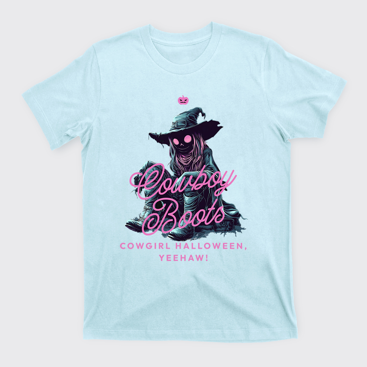 Spooky Western Cowgirl Halloween T-Shirts