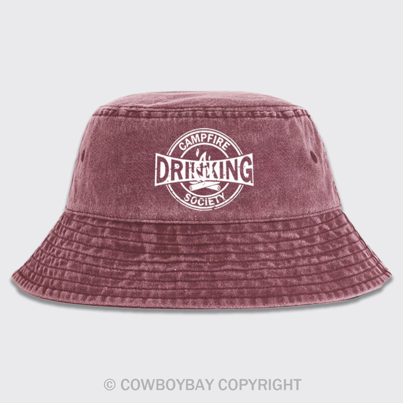 Campfire Drinking Society Bucket Hat