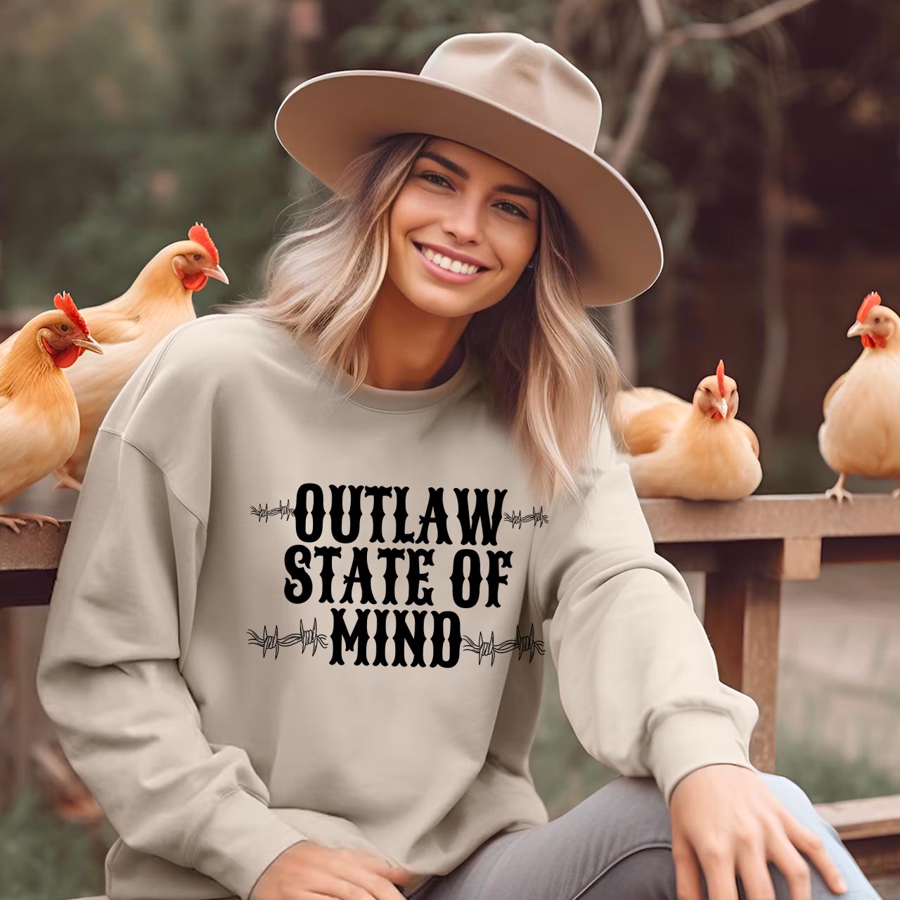 Outlaw State Of Mind Sweatshirt