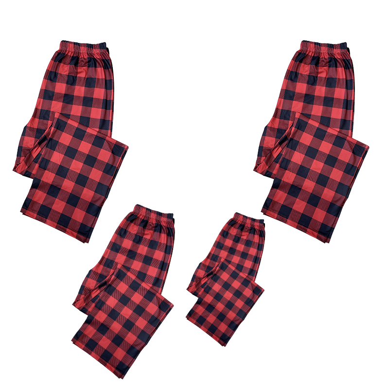 Christmas Plaid Family Matching Pajama Pants
