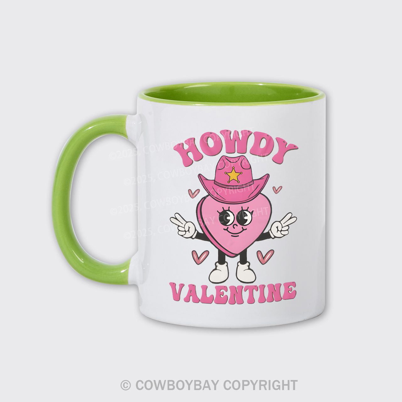 Howdy Valentines Day Mug