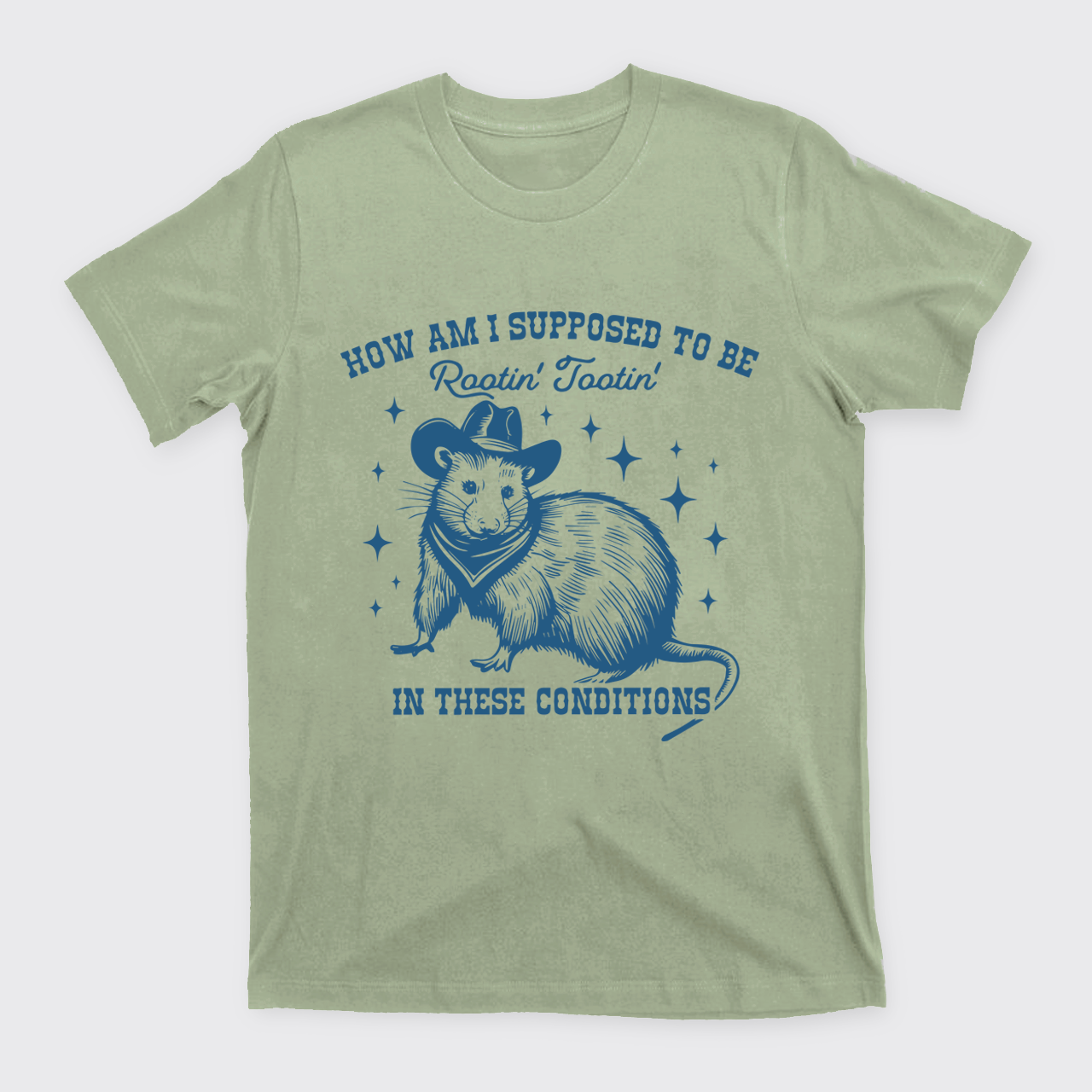Funny Cowboy Opossum T-Shirts