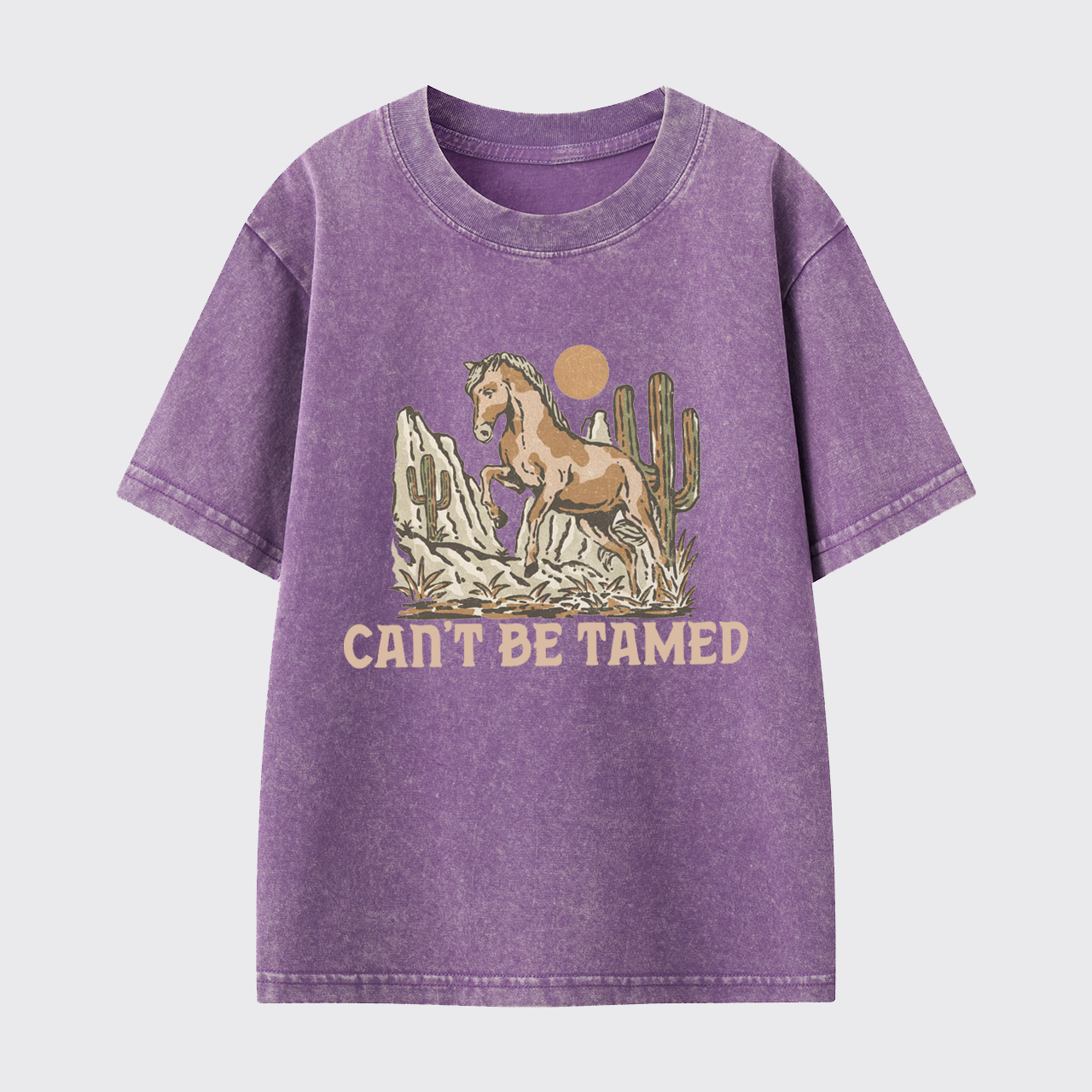 Can't Be Tamed Washed Toddler T-shirt