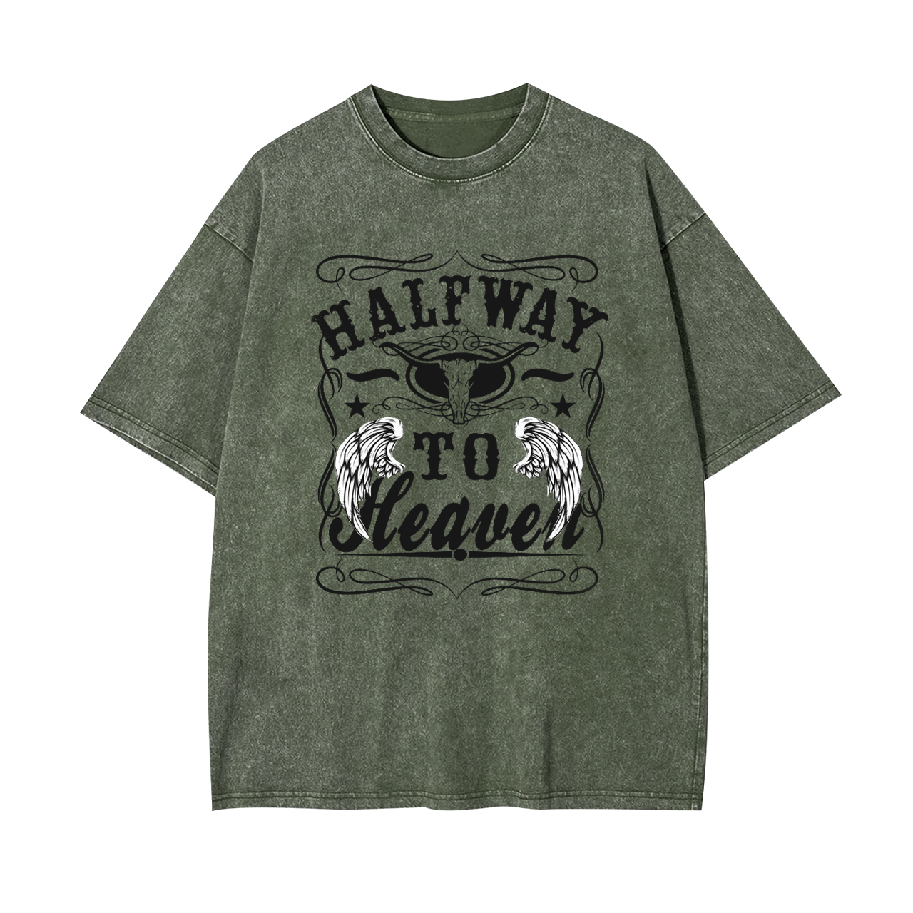 Halfway To Heaven Garment-dye Tees