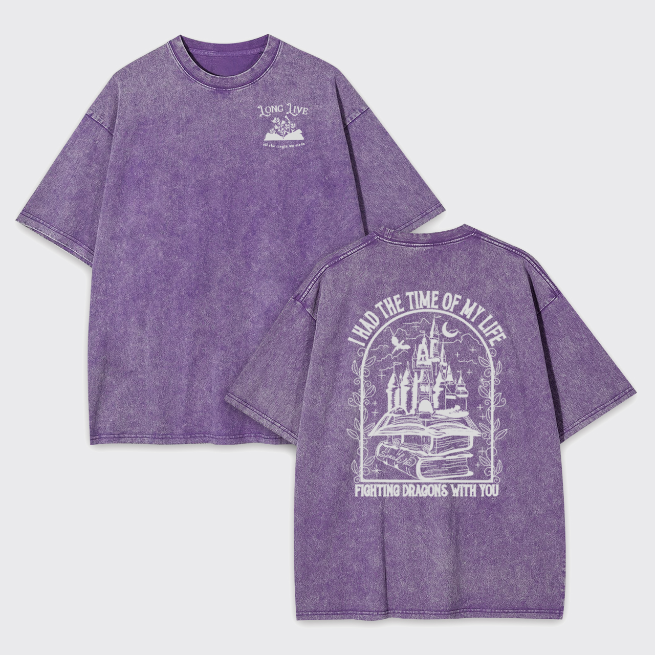Long Live With You Garment-dye Tees