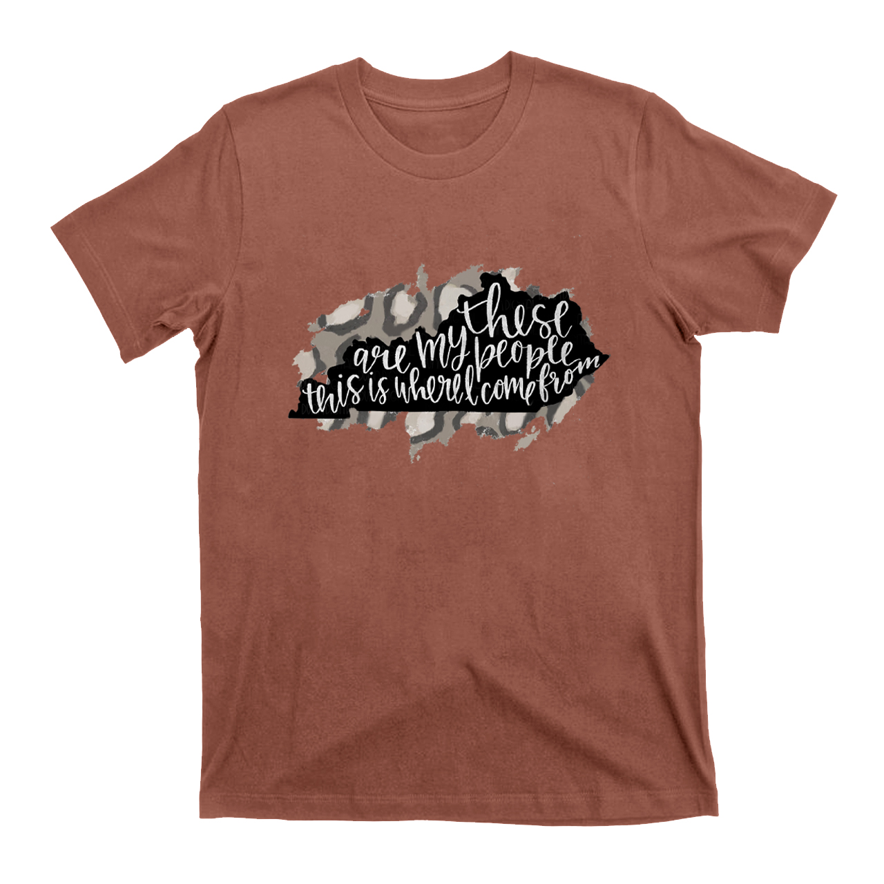 Leopard Print Kentucky T-Shirts