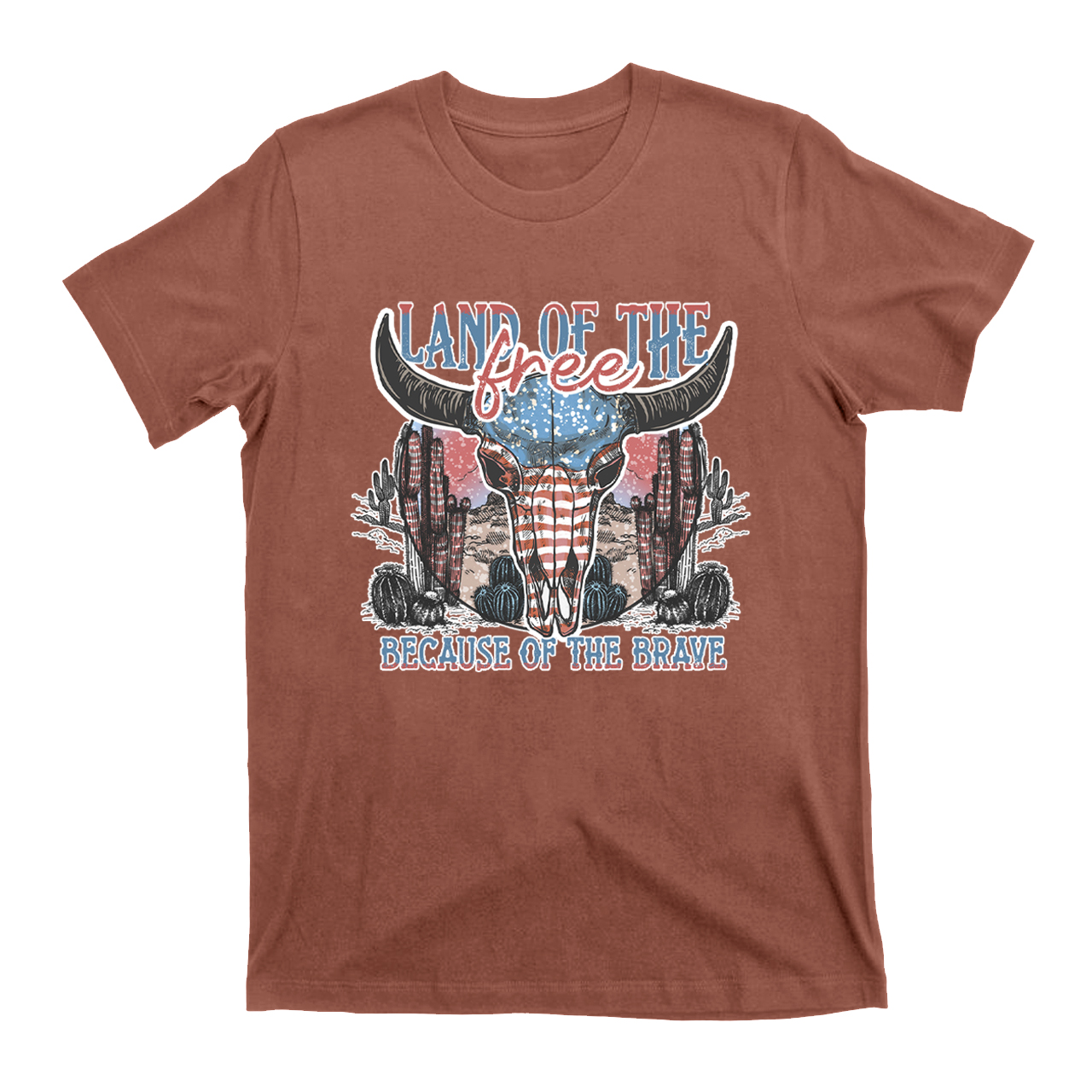 4th Of July And Cow Skull T-Shirts