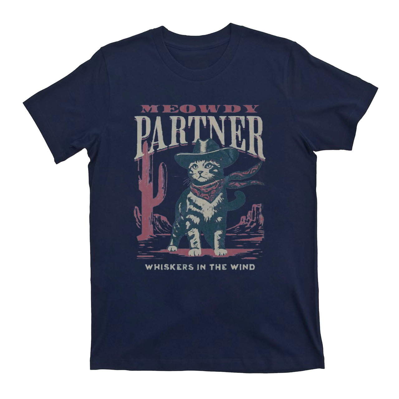 Meowdy Partner Cowboy Cat T-Shirts