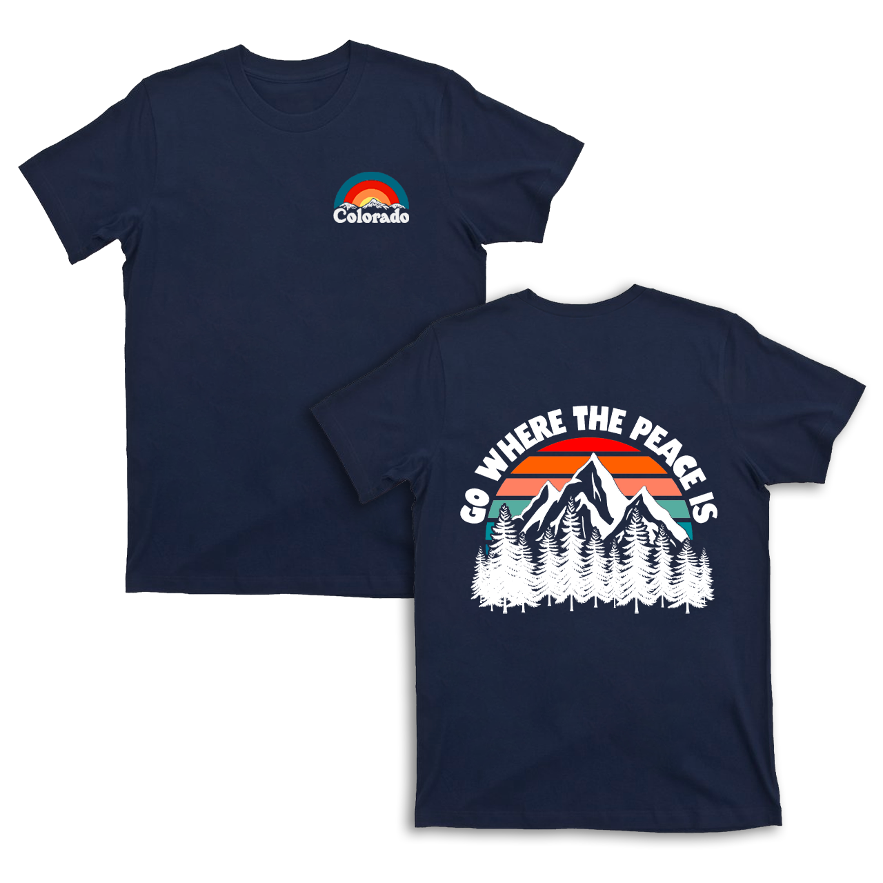 Colorado Vintage Mountain T-Shirts