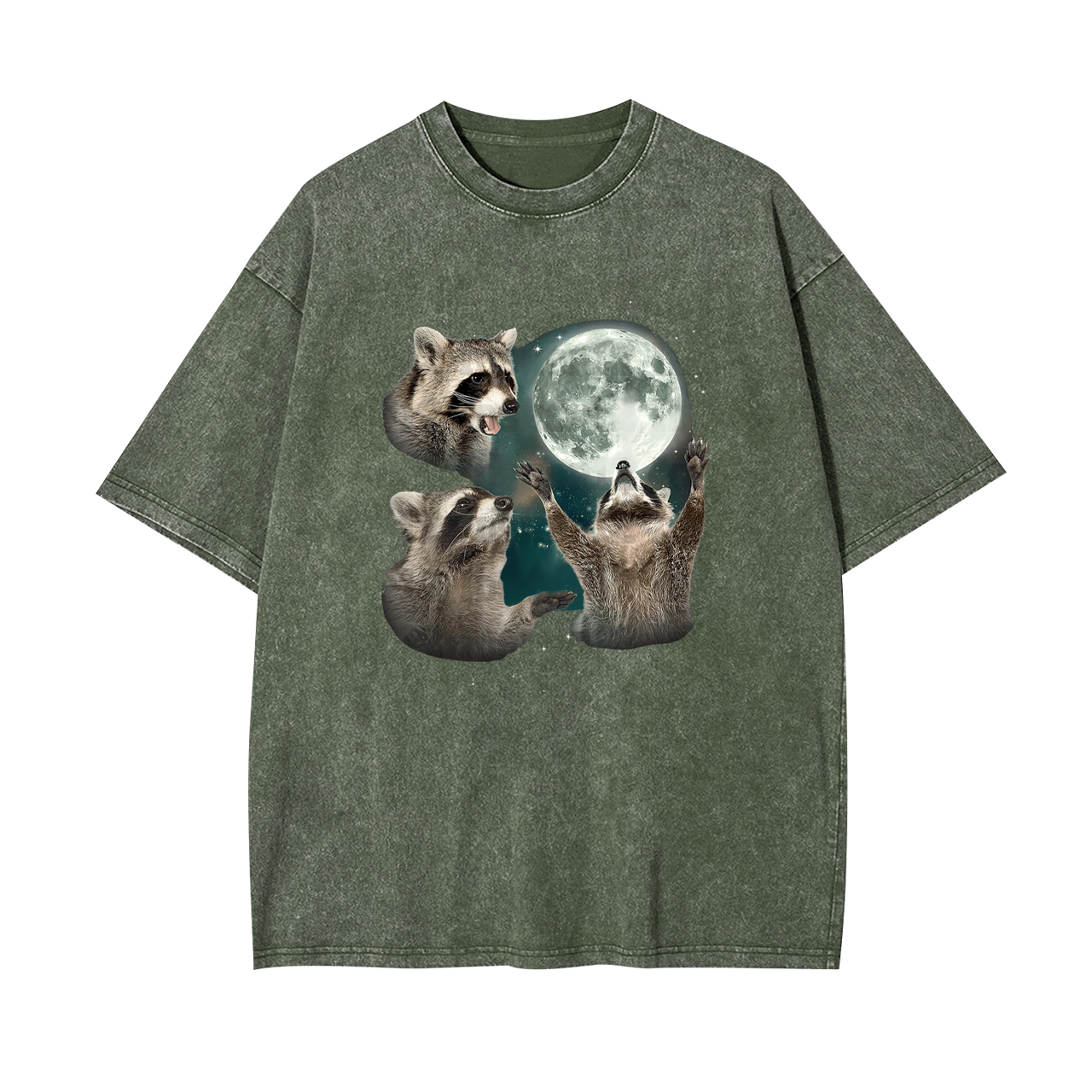 Three Raccoons Garment-dye Tees