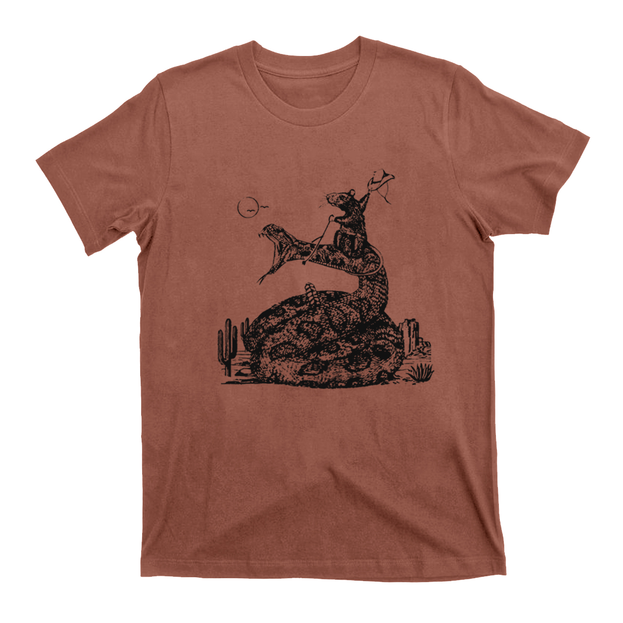 Funny Cowboy Mouse T-Shirts