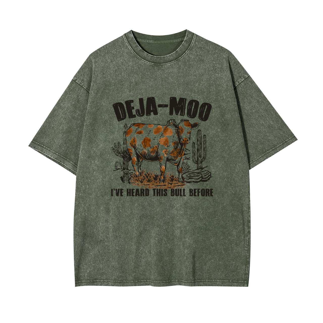 Deja-Moo Garment-dye Tees