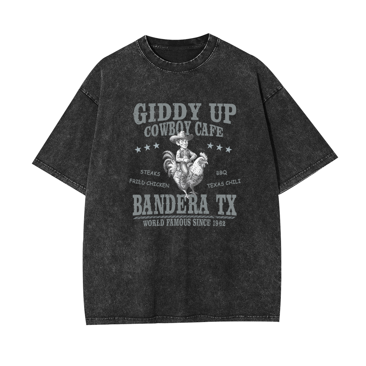 Giddy Up Cowboy Cafe Garment-dye Tees
