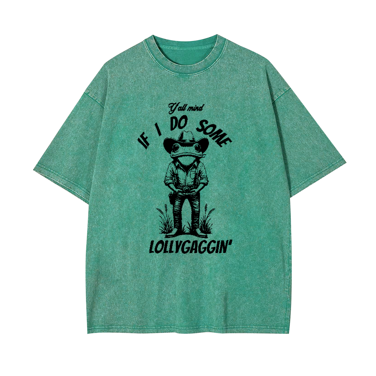 Hey, Cowboy Frog Garment-dye Tees