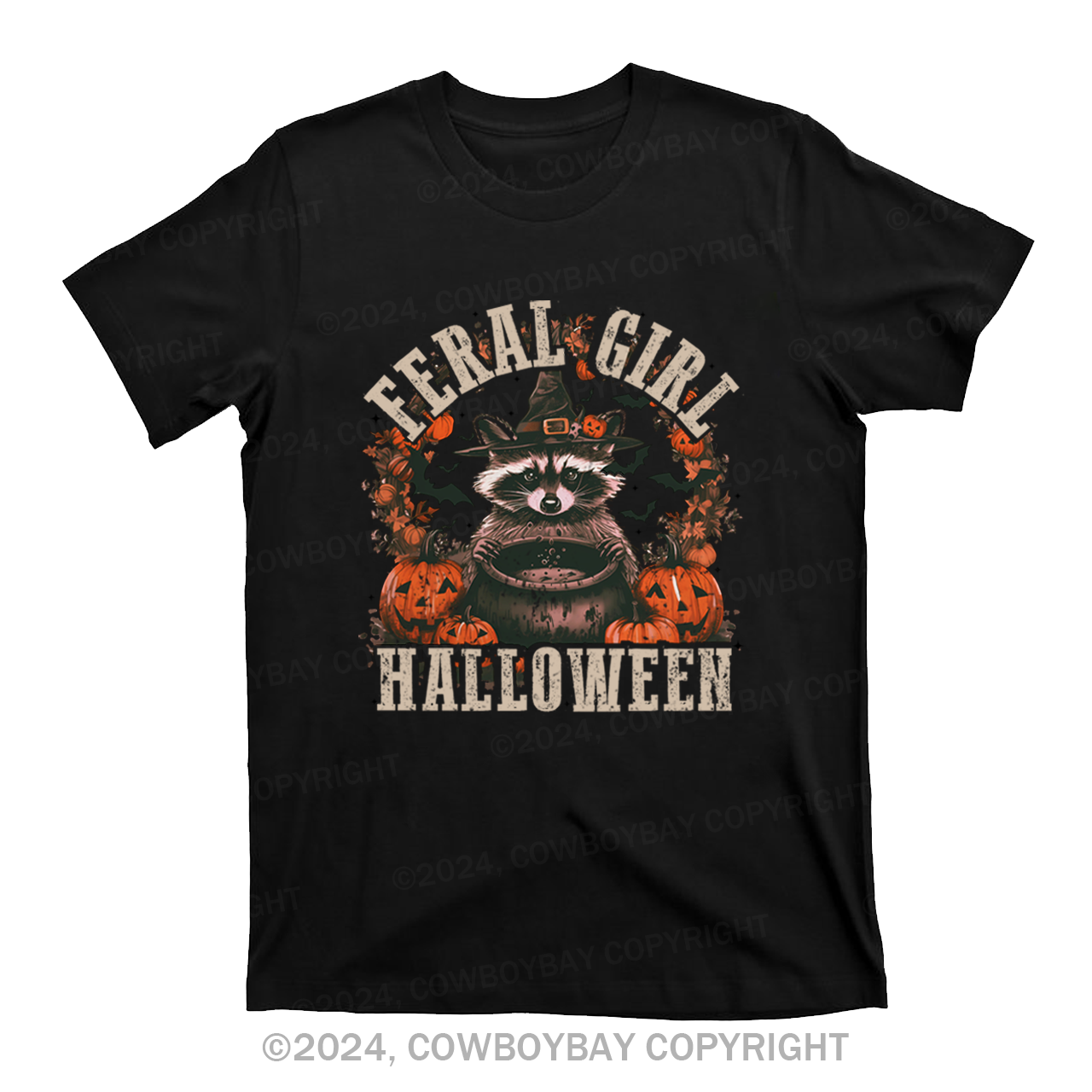 Feral Girl Halloween T-Shirts