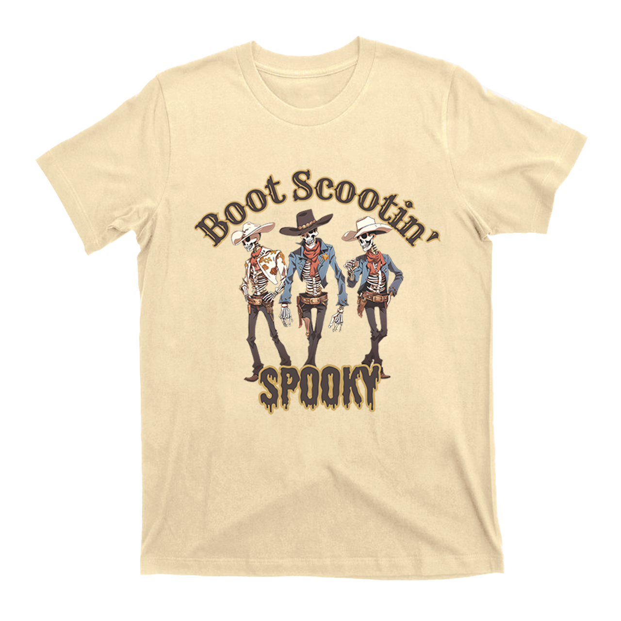 Halloween Boot Scootin Skeleton Cowboy T-Shirts