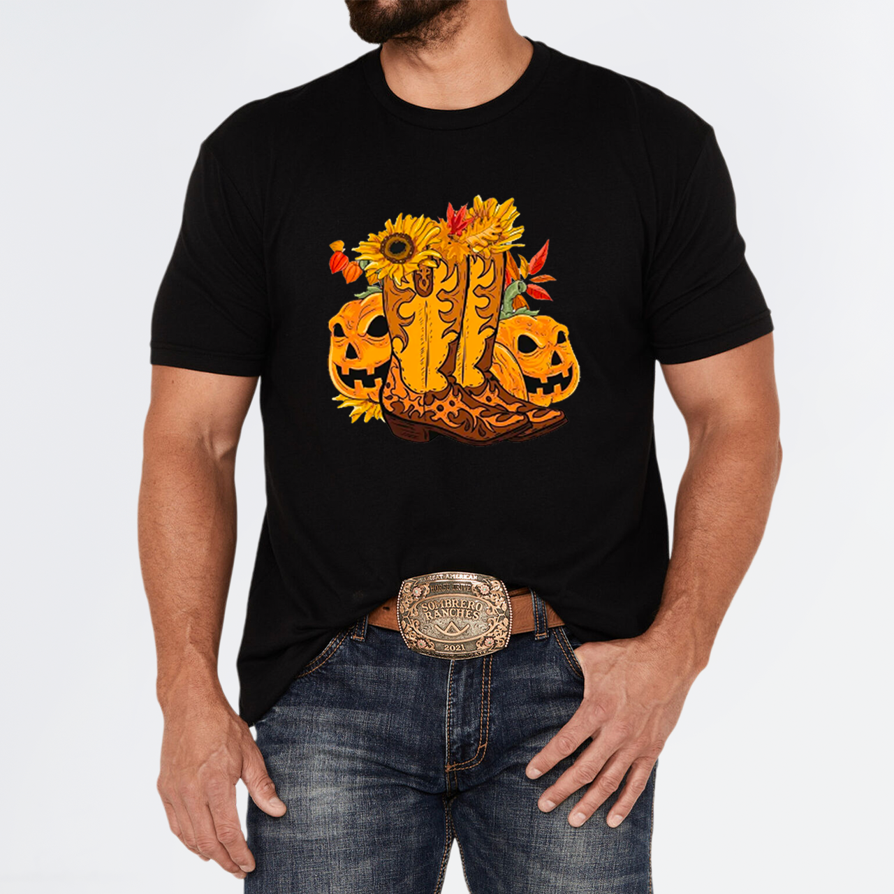 Halloween Cowboy Boots  Tee