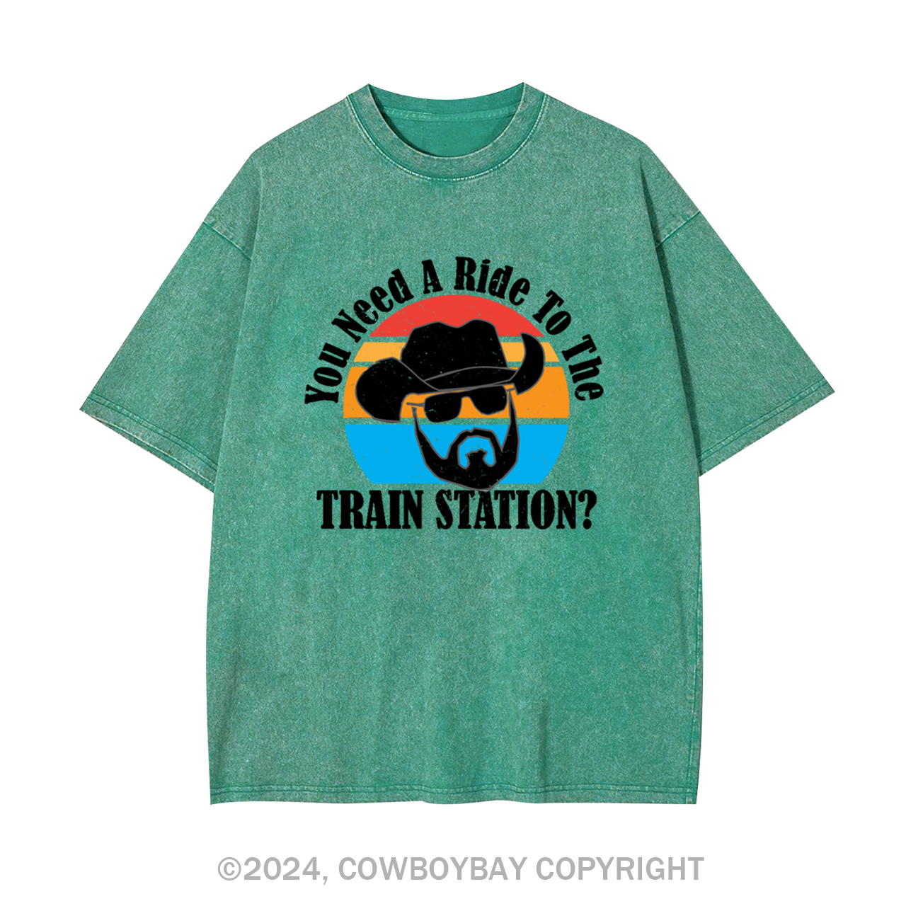 Need A Ride To The Train Station Garment-dye Tees