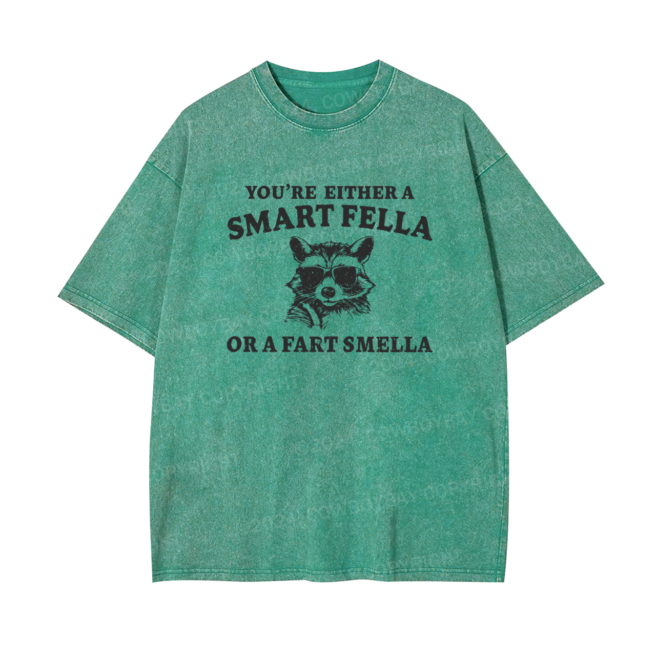 Are You A Smart Fella Or Fart Smella Garment-dye Tees