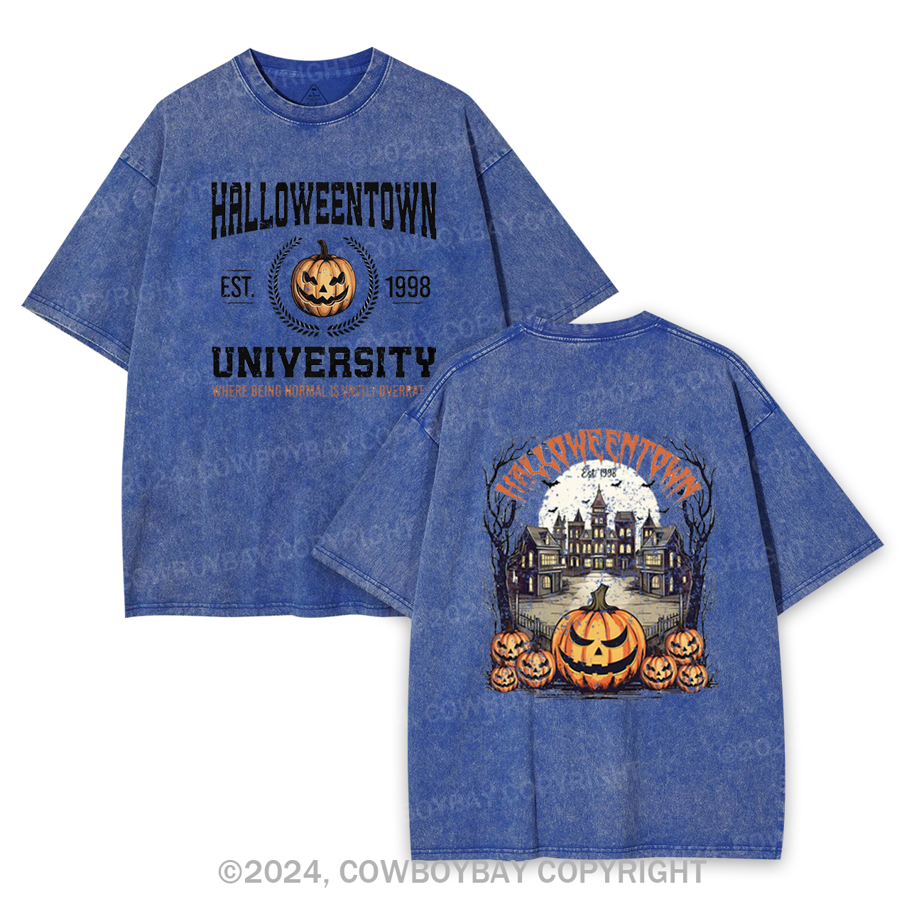 Halloweentown University Est.1998 Garment-dye Tees